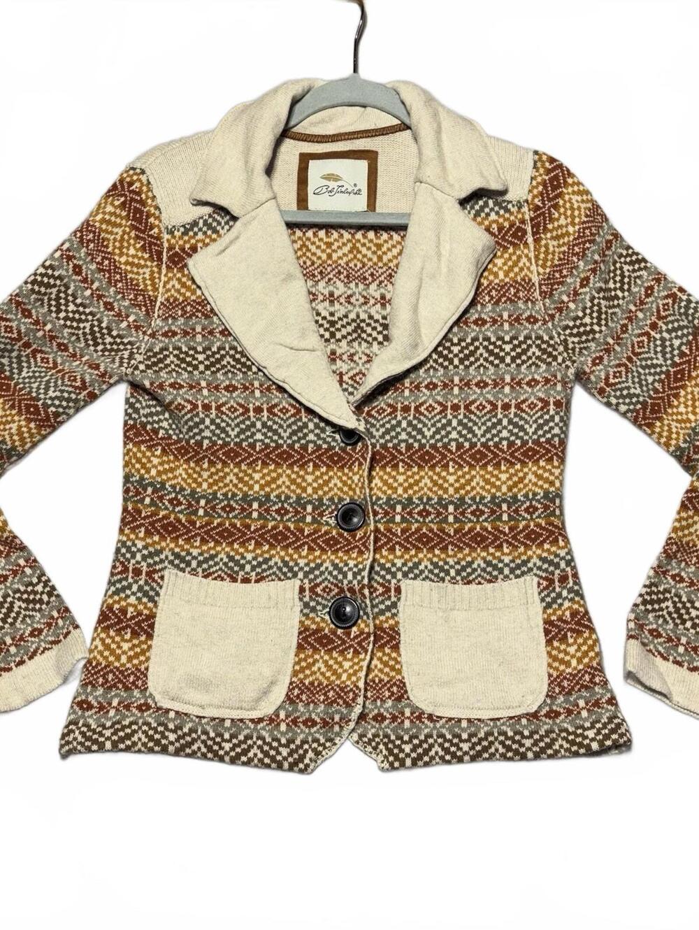 Bob Timberlake Wool Blend Cardigan Sweater Boho Women’s size medium